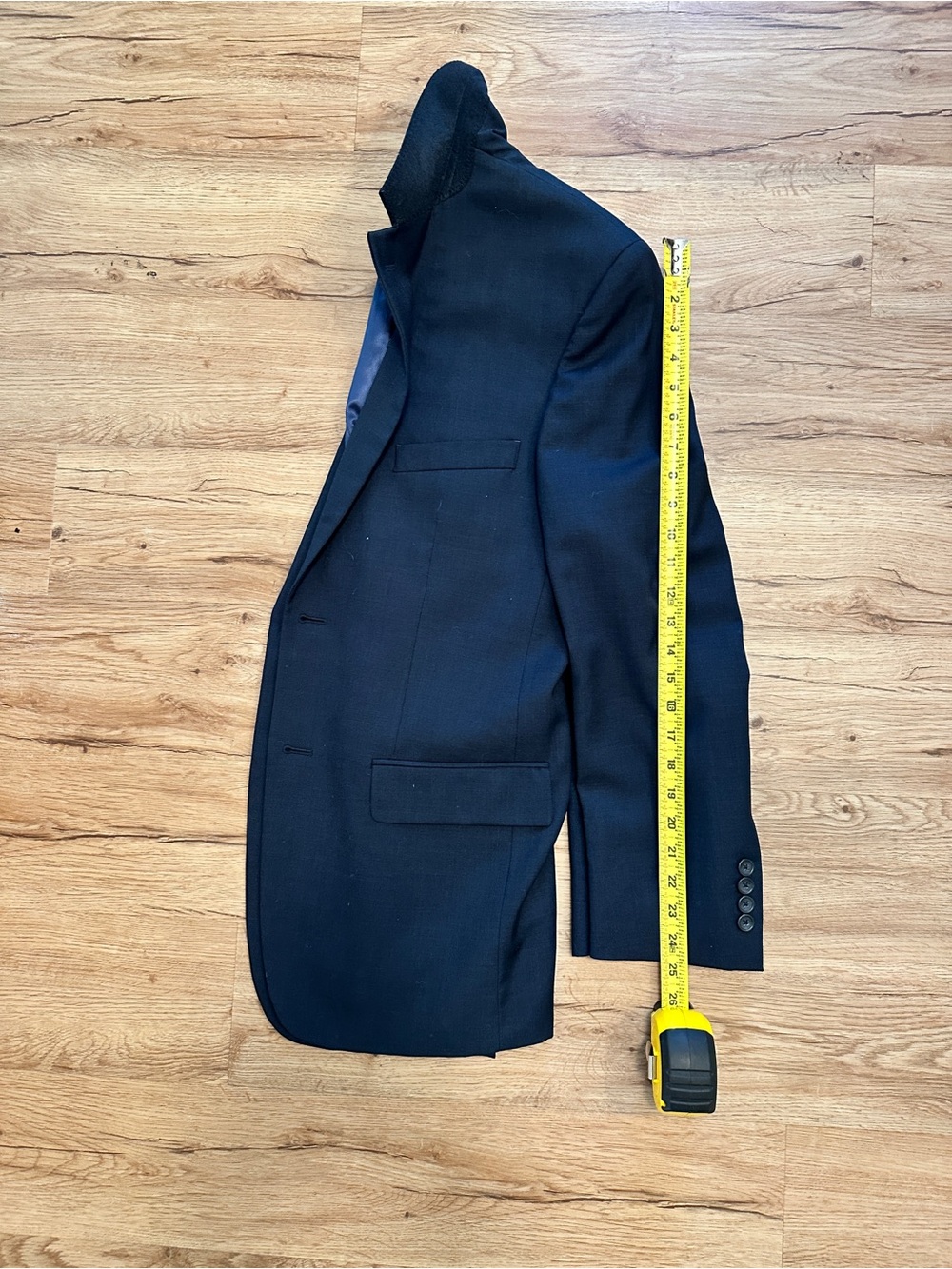 Pronto Uomo Men’s Navy Suiting Tailored Blazer - Picture 11 of 11
